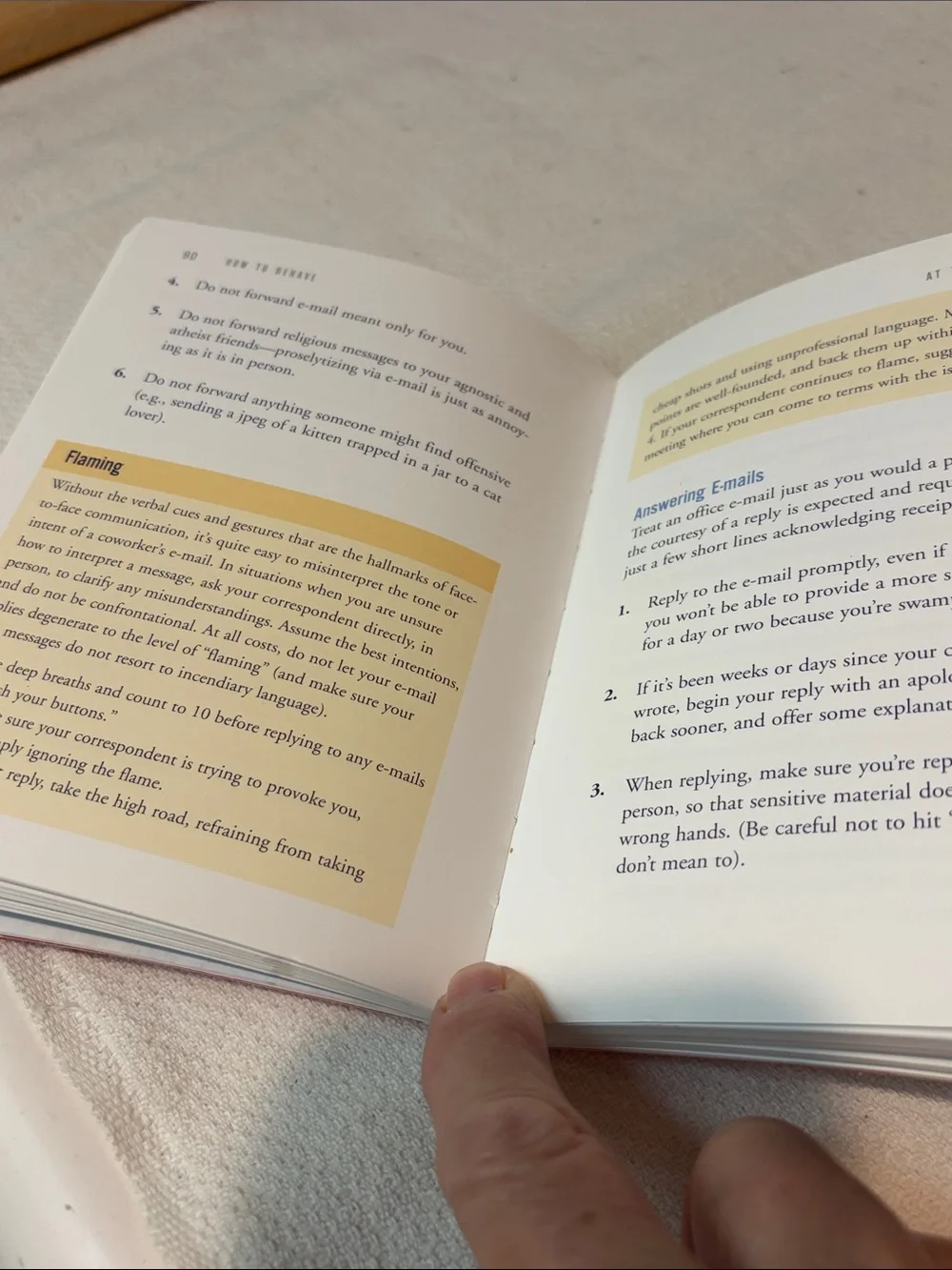 2 Books,”Business Etiquette”&”How to Behave”plus “Orvis” Leather Notebook/Pencil
